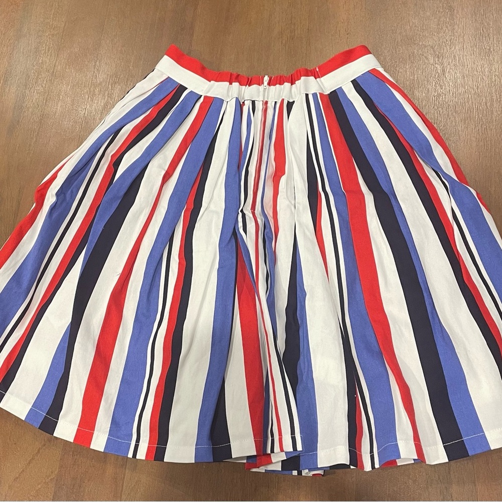 ModCloth Fit and Flare skirt. Multicolor, like new condition. Only worn once.